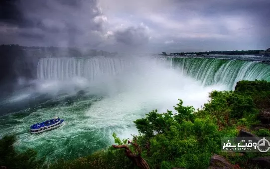 آبشار نیاگارا , وقت سفر