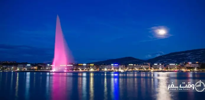 آبشار ژنو , وقت سفر