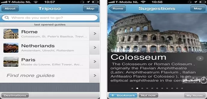 اپلیکیشن Triposo  , وقت سفر