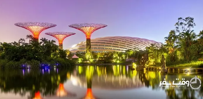 باغهای خلیج سنگاپور , وقت سفر