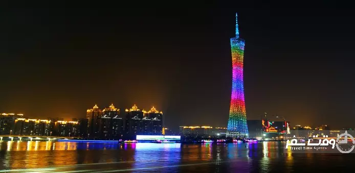 برج کانتون , وقت سفر