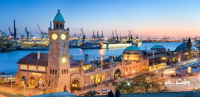 بندر هامبورگ , وقت سفر