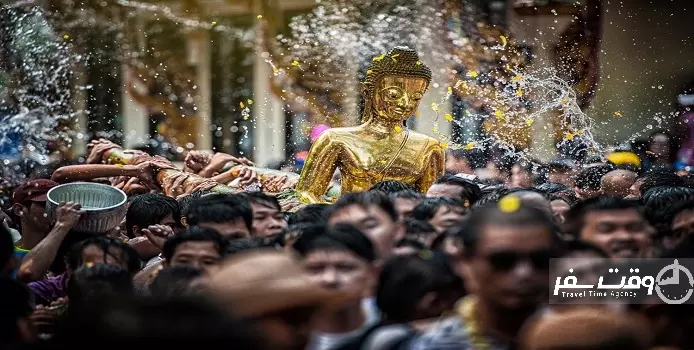 جشنواره آب تایلند , وقت سفر