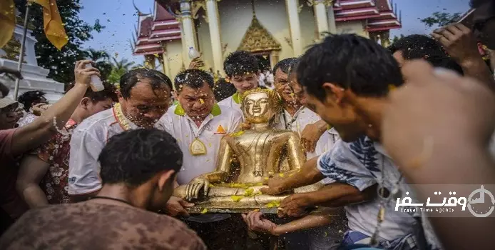 جشنواره آب تایلند , وقت سفر