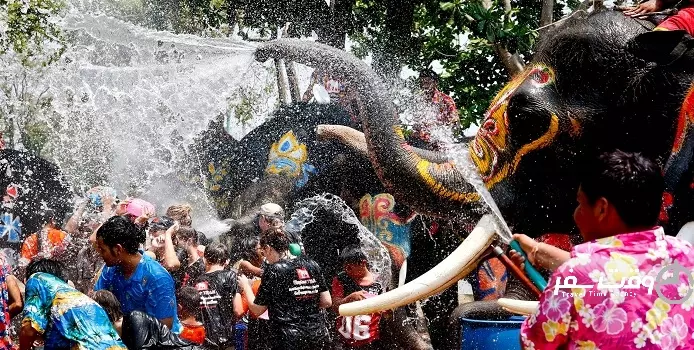 جشنواره آب تایلند , وقت سفر