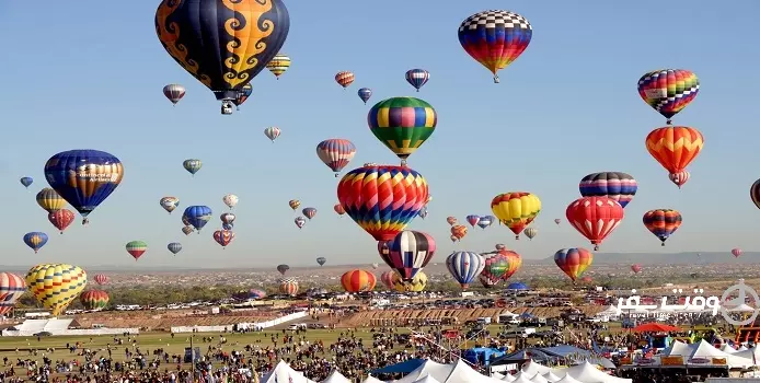 جشنواره بالن آلبوکرک , وقت سفر