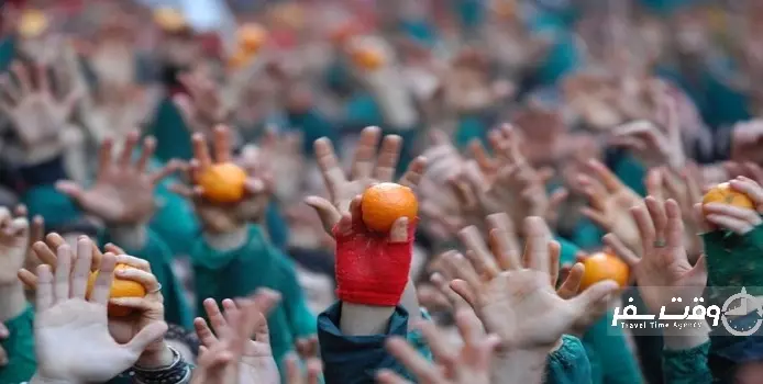 جشنواره جنگ پرتقالی , وقت سفر