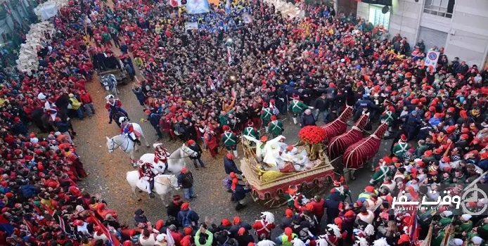 جشنواره جنگ پرتقالی , وقت سفر