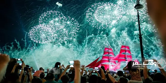 جشنواره شب های سفید روسیه , وقت سفر