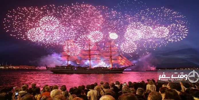 جشنواره شب های سفید روسیه , وقت سفر