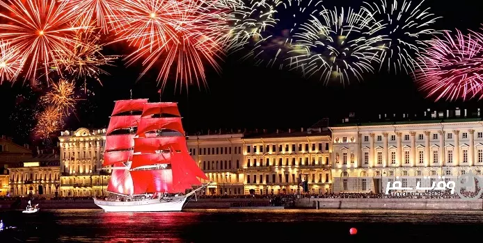 جشنواره شب های سفید روسیه , وقت سفر