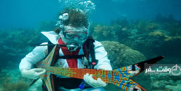 جشنواره موسیقی زیر آب , وقت سفر