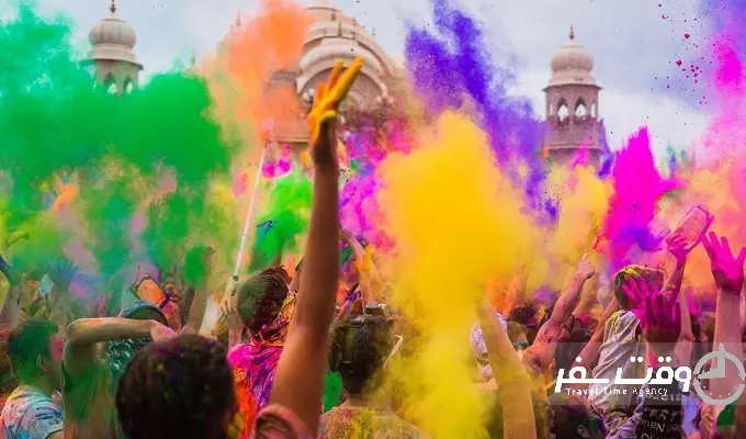 جشنواره رنگ هند , وقت سفر