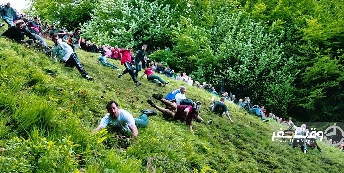 جشنواره پنیرهای غلتان , وقت سفر