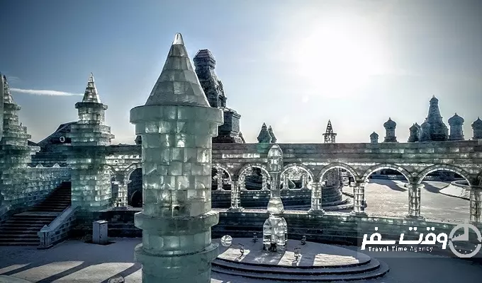 جشنواره یخ هاربین , وقت سفر