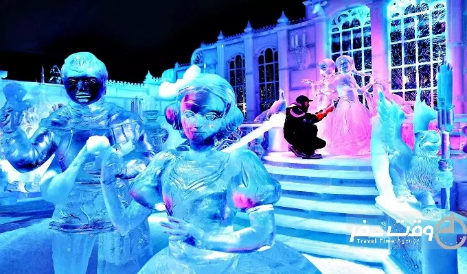 جشنواره یخ هاربین , وقت سفر