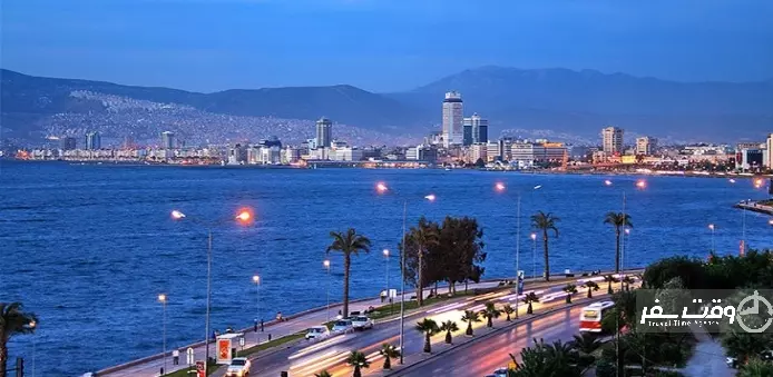 خیابان السانکاک ازمیر , وقت سفر