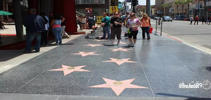 خیابان هالیوود (Hollywood Walk of Fame), وقت سفر