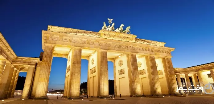 دروازه براندنبورگ , وقت سفر