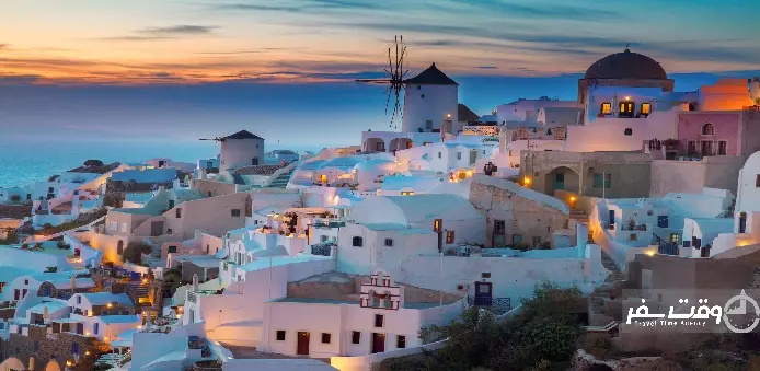 سانتوری , وقت سفر