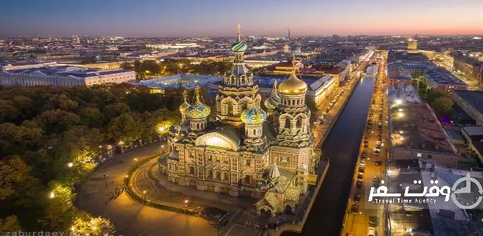 سنت پترزبورگ , وقت سفر