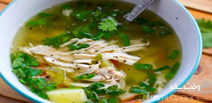 سوپ آب مرغ , وقت سفر