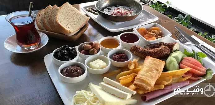 صبحانه ترکی آنتالیا , وقت سفر