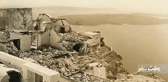 عکس قدیمی سانتورینی , وقت سفر