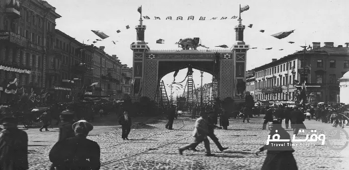 عکس قدیمی سنت پترزبورگ . وقت سفر