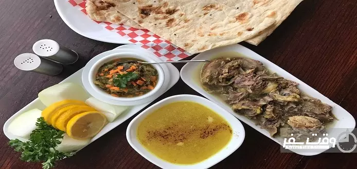 غذا های محلی ارمنستان , وقت سفر