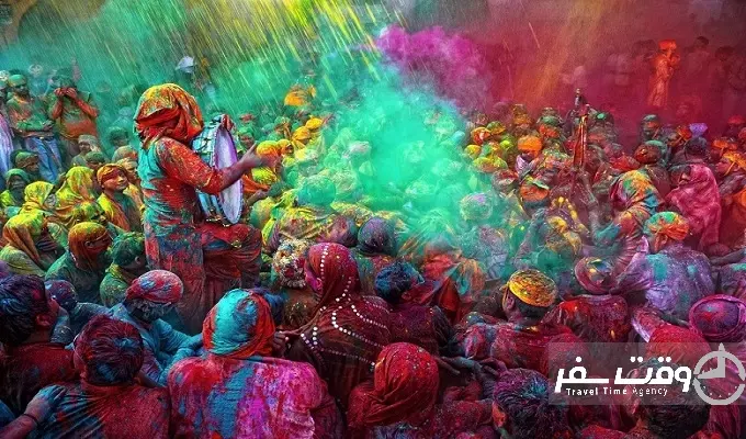 جشنواره رنگ هند , وقت سفر