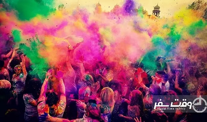جشنواره رنگ هند , وقت سفر