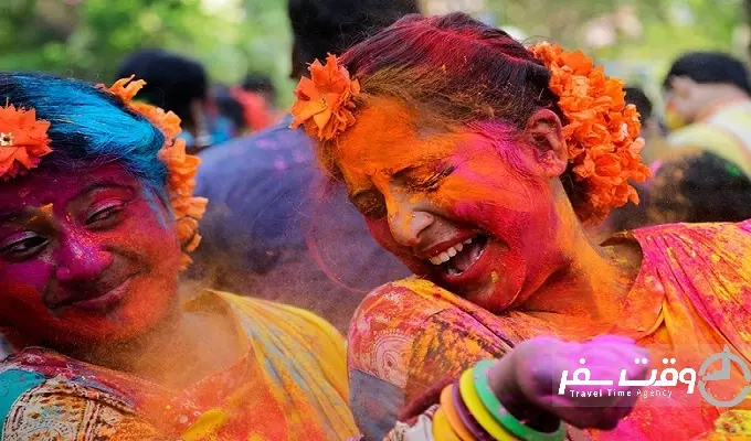 جشنواره رنگ هند , وقت سفر