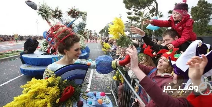 جشنواره کارناوال نیس , وقت سفر