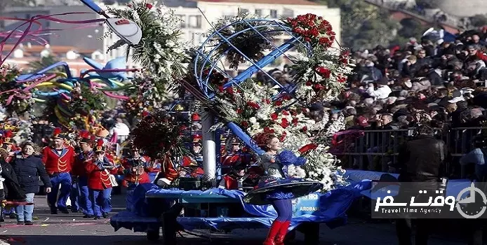 جشنواره کارناوال نیس , وقت سفر