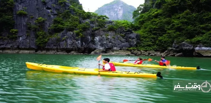 قایق سواری جاذبه , وقت سفر