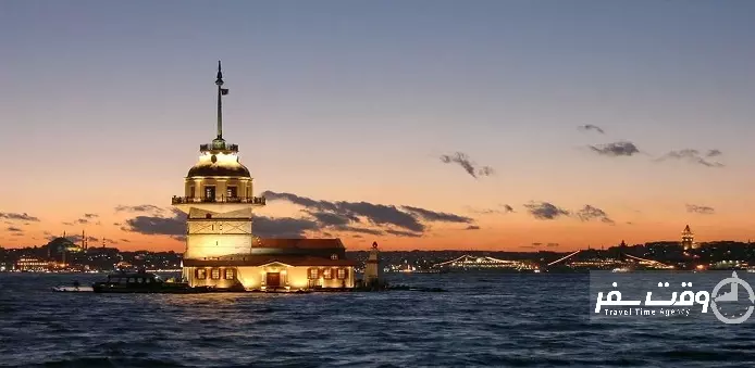 قلعه دختر استانبول , وقت سفر