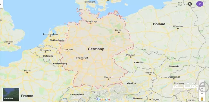 نقشه آلمان , وقت سفر