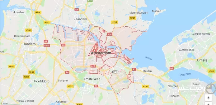 نقشه آمستردام , وقت سفر