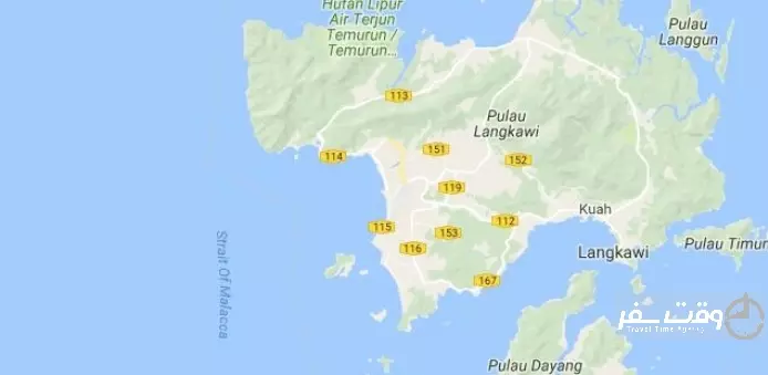 نقشه لنکاوی , وقت سفر