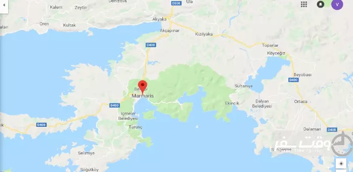 نقشه مارماریس , وقت سفر