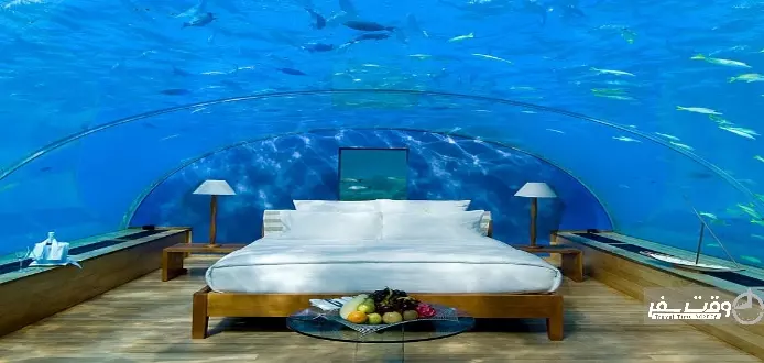 ویلای لوکس زیر آب جهان در مالدیو, وقت سفر