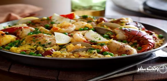 پائلا غذای اسپانیایی , وقت سفر