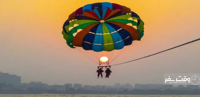 پاراسل , وقت سفر