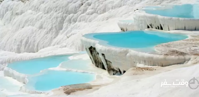 پاموک کاله , وقت سفر