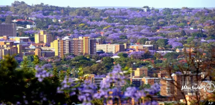 پرتوریا , وقت سفر