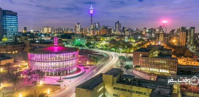 ژوهانسبورگ , وقت سفر