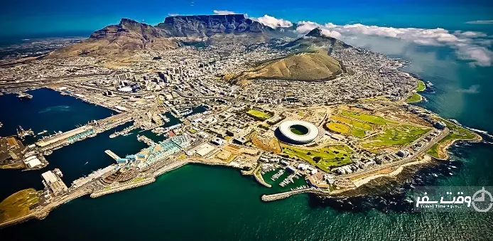 کیپ تاون , وقت سفر