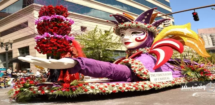 فستیوال گل رز , وقت سفر