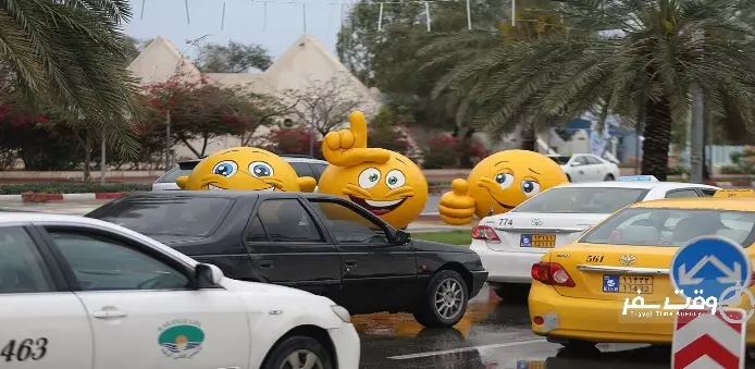 حمل و نقل کیش , وقت سفر